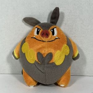 PIGNITE POKEMON PLUSH 6.5" Jakks Pacific 2011 Toy Stuffed Animal